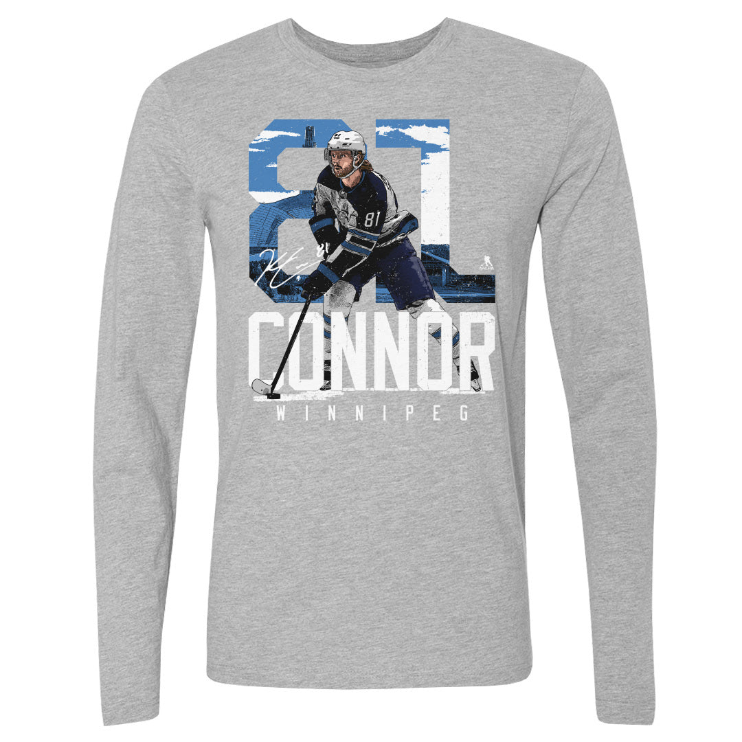 Kyle Connor Men&#39;s Long Sleeve T-Shirt | 500 LEVEL