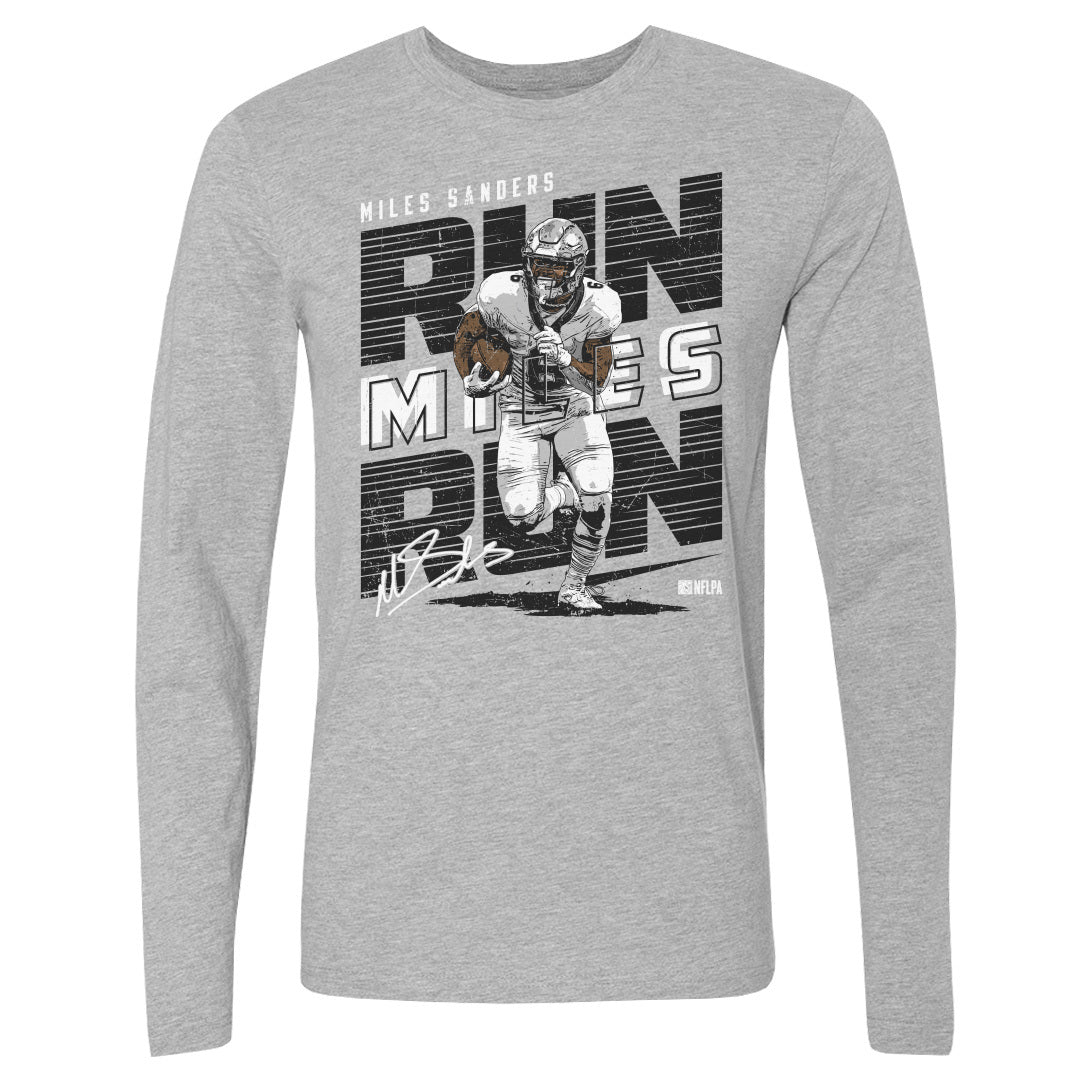 Miles Sanders Men&#39;s Long Sleeve T-Shirt | 500 LEVEL