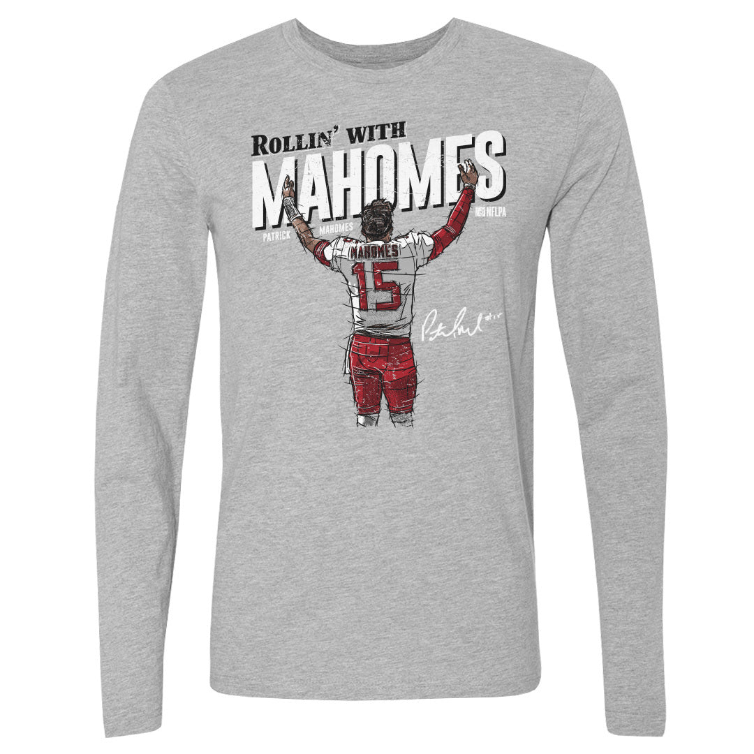 Patrick Mahomes Men&#39;s Long Sleeve T-Shirt | 500 LEVEL