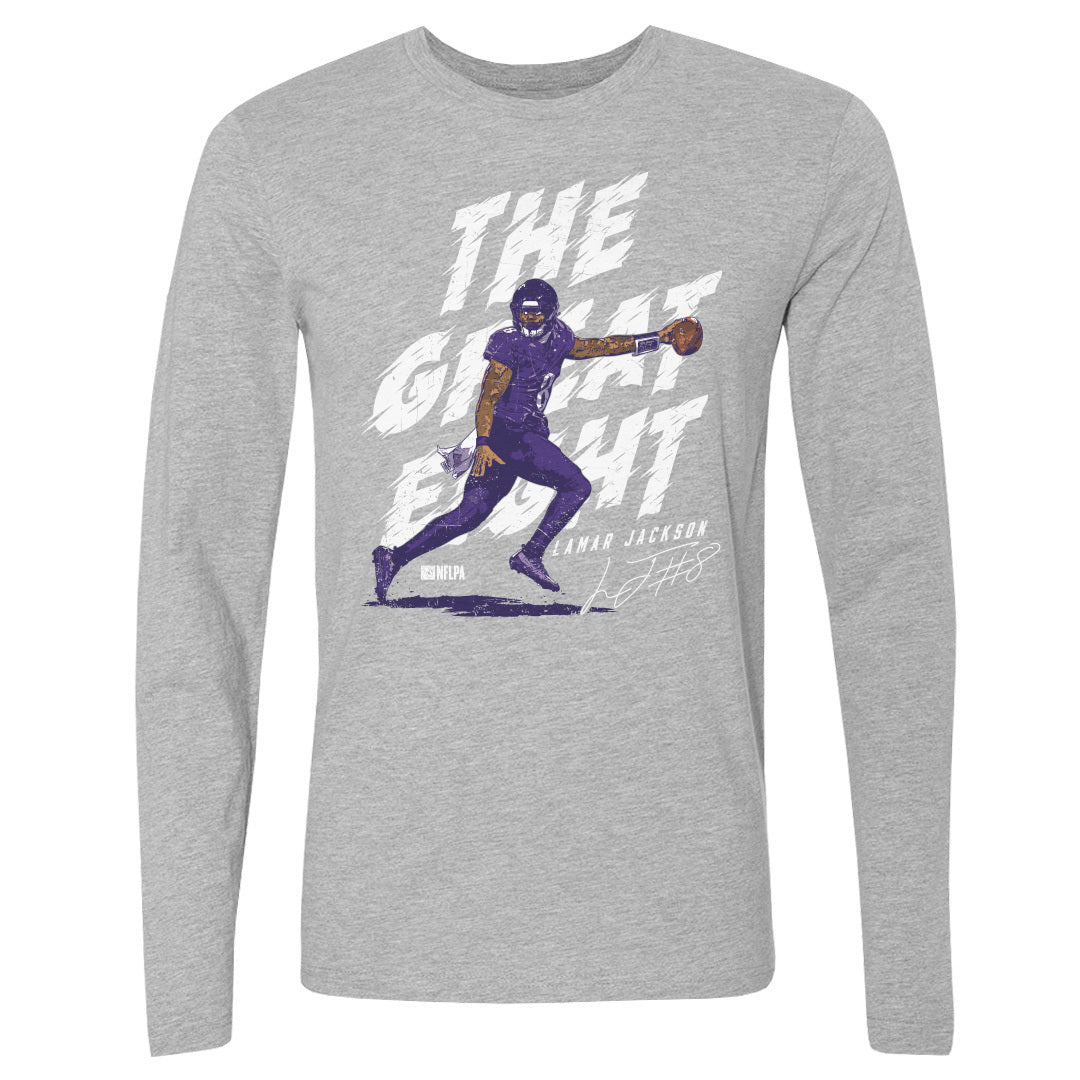 Lamar Jackson Men&#39;s Long Sleeve T-Shirt | 500 LEVEL