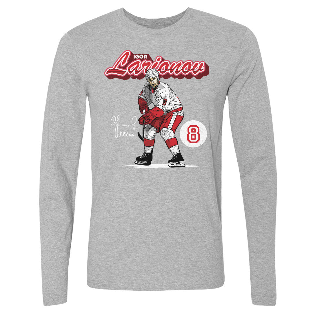 Igor Larionov Men&#39;s Long Sleeve T-Shirt | 500 LEVEL