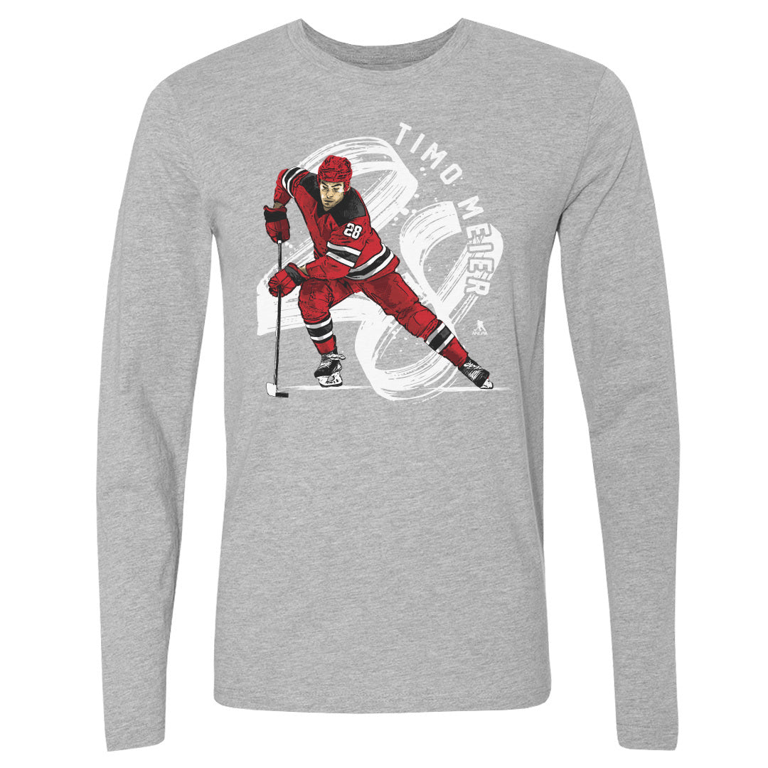 Timo Meier Men&#39;s Long Sleeve T-Shirt | 500 LEVEL