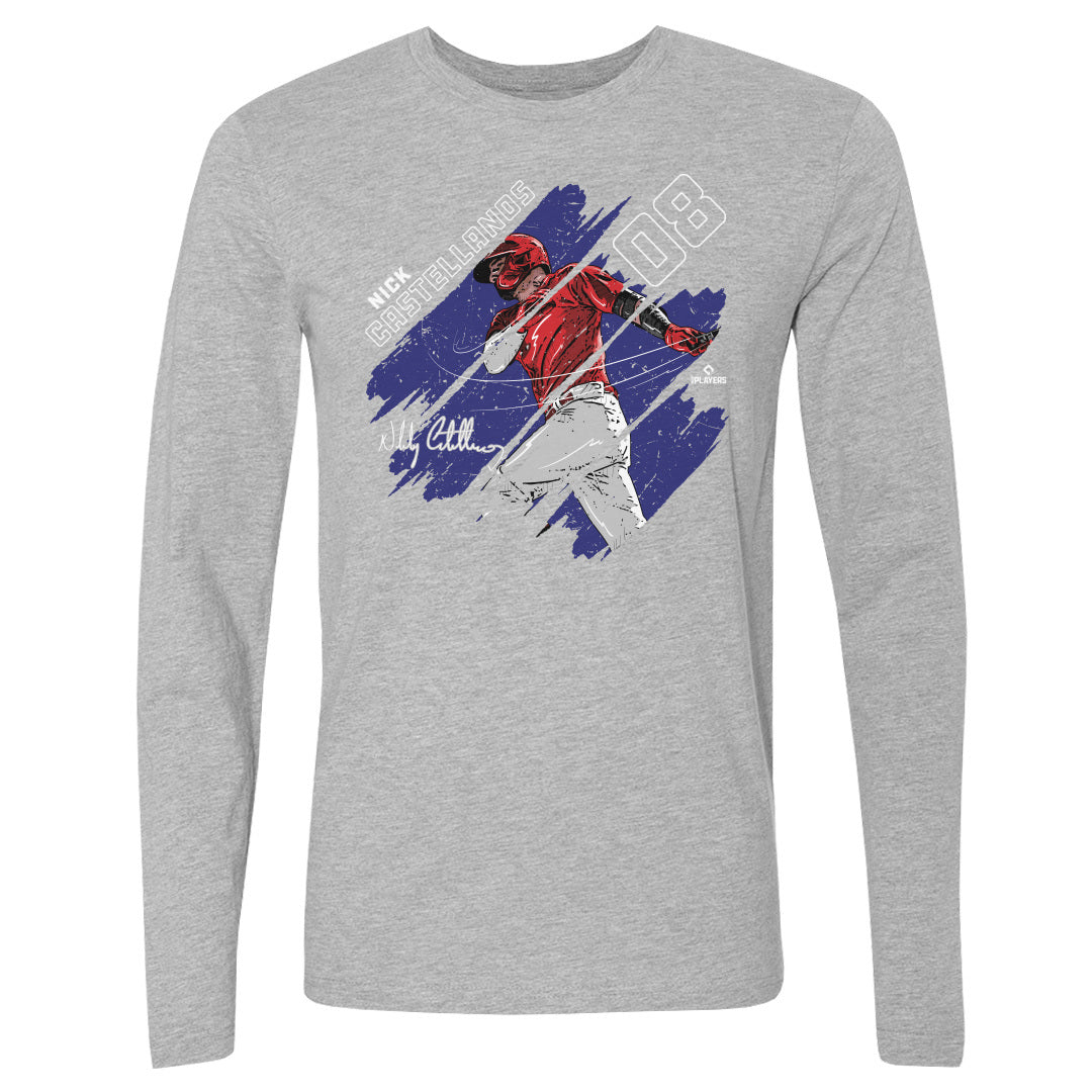 Nick Castellanos Men&#39;s Long Sleeve T-Shirt | 500 LEVEL