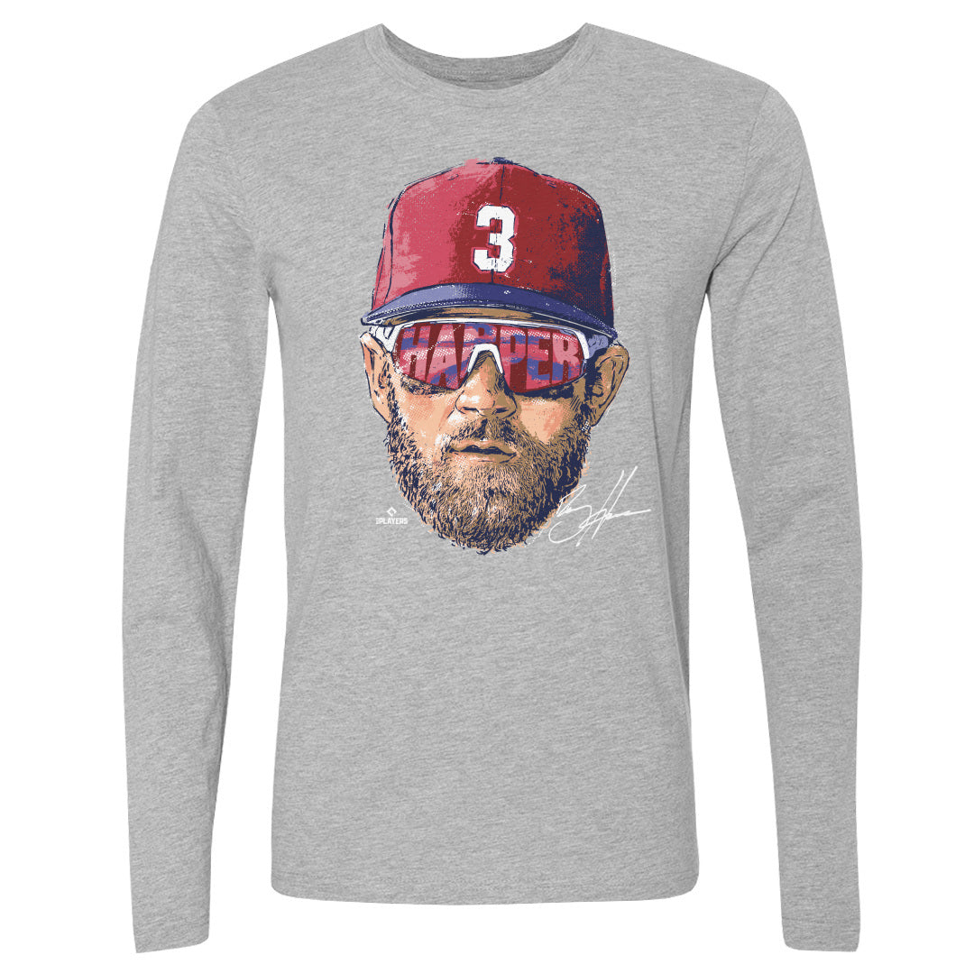 Bryce Harper Men&#39;s Long Sleeve T-Shirt | 500 LEVEL