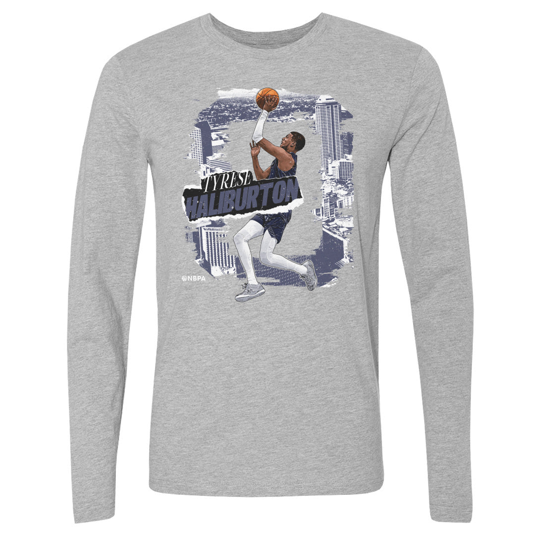 Tyrese Haliburton Men&#39;s Long Sleeve T-Shirt | 500 LEVEL