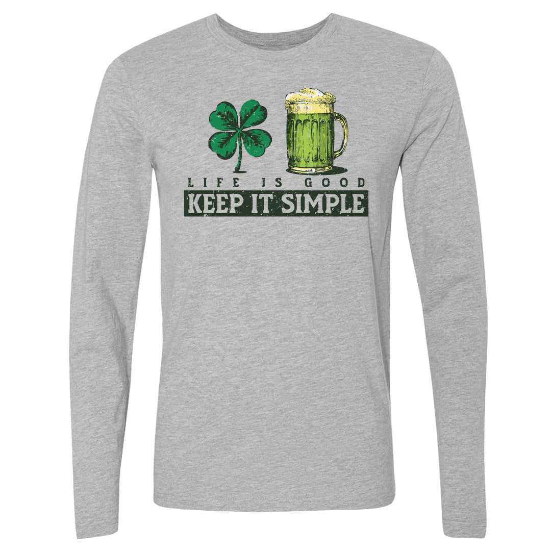 St. Patrick&#39;s Day Men&#39;s Long Sleeve T-Shirt | 500 LEVEL