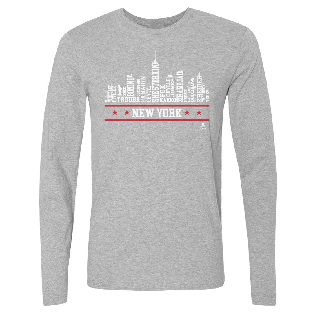 New York Men&#39;s Long Sleeve T-Shirt | 500 LEVEL