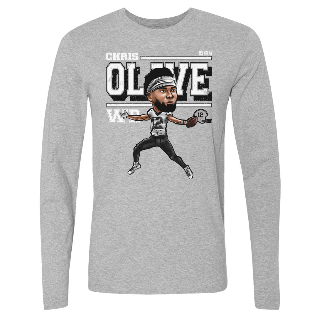 Chris Olave Men&#39;s Long Sleeve T-Shirt | 500 LEVEL