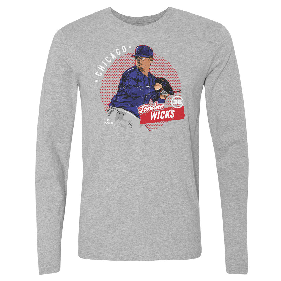 Jordan Wicks Men&#39;s Long Sleeve T-Shirt | 500 LEVEL