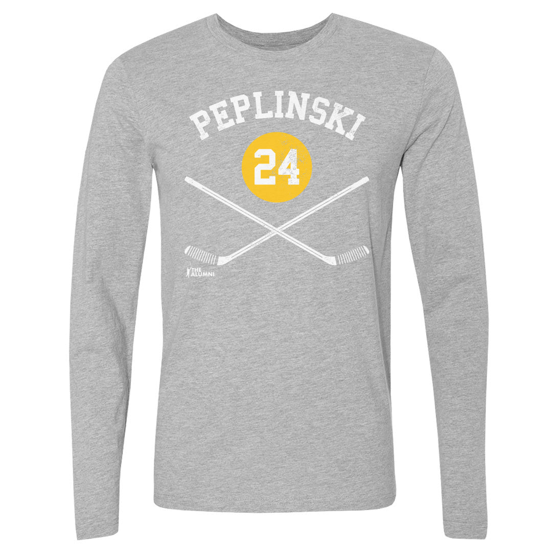 Jim Peplinski Men&#39;s Long Sleeve T-Shirt | 500 LEVEL