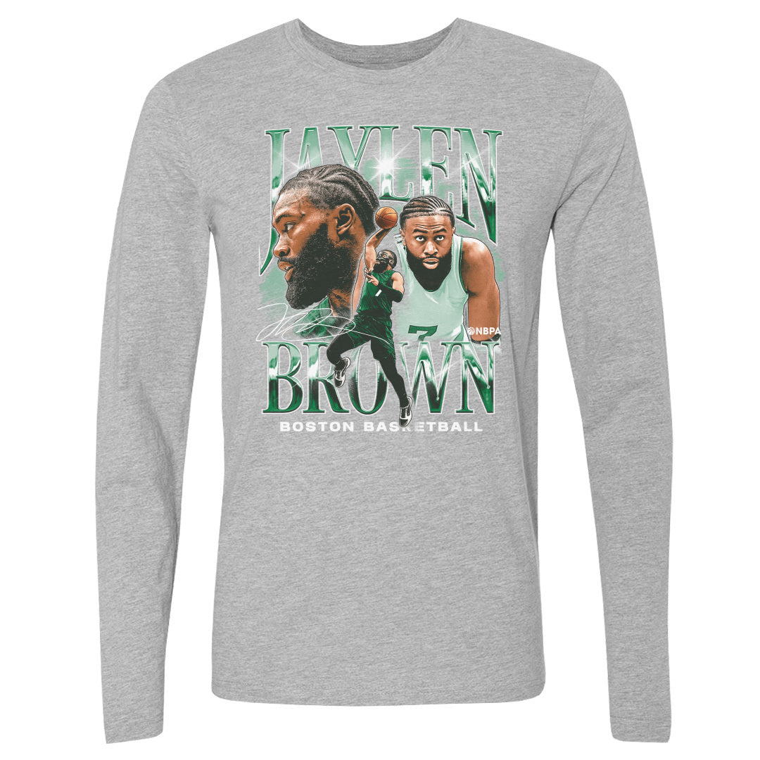 Jaylen Brown Men&#39;s Long Sleeve T-Shirt | 500 LEVEL