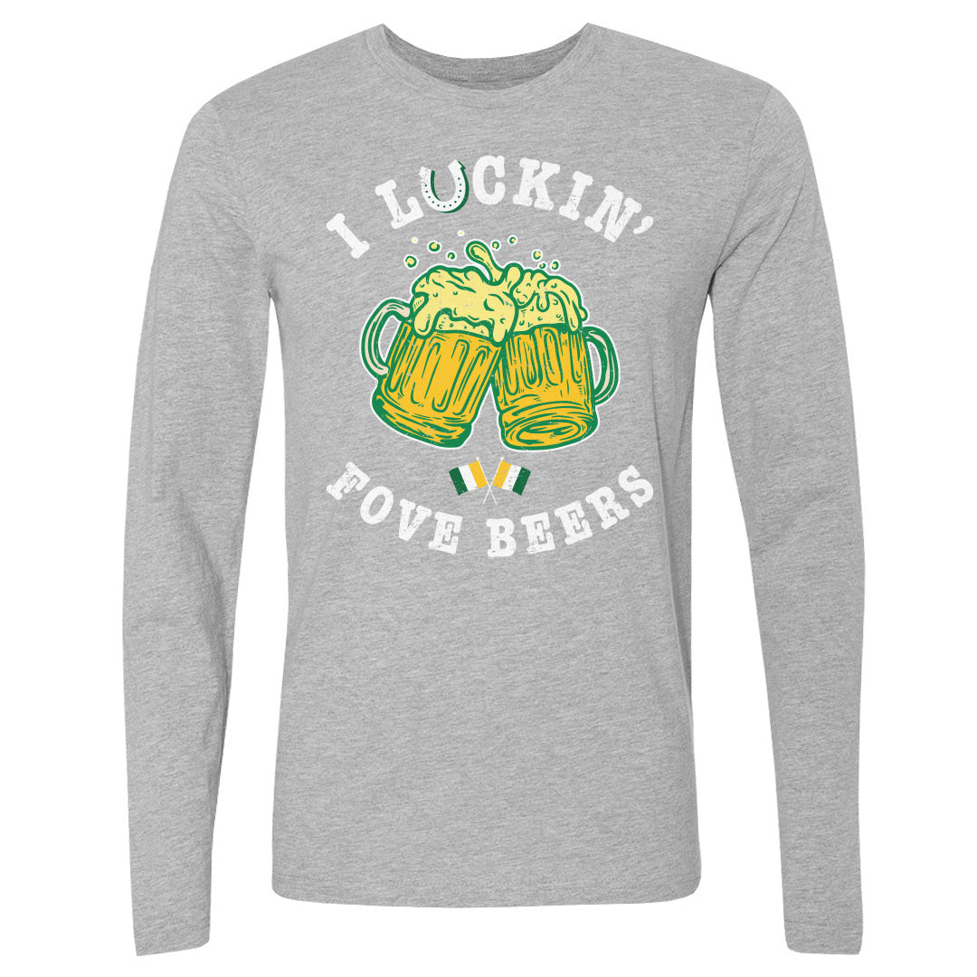 St. Patrick&#39;s Day Men&#39;s Long Sleeve T-Shirt | 500 LEVEL