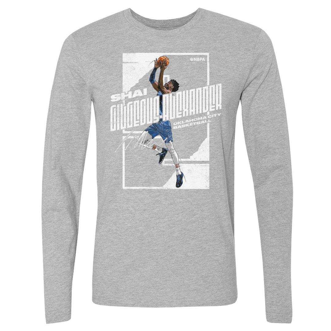 Shai Gilgeous-Alexander Men&#39;s Long Sleeve T-Shirt | 500 LEVEL