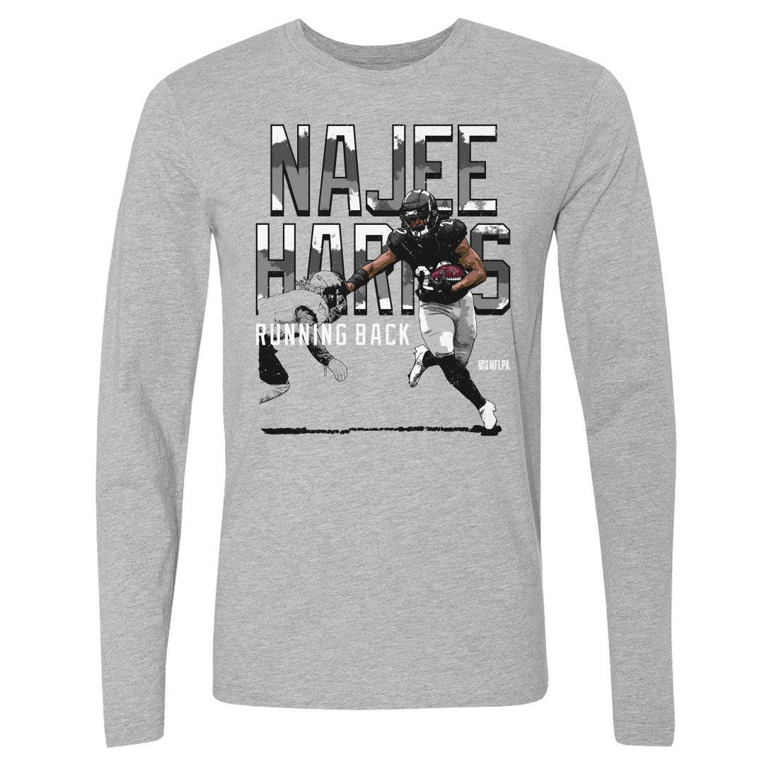 Najee Harris Men&#39;s Long Sleeve T-Shirt | 500 LEVEL