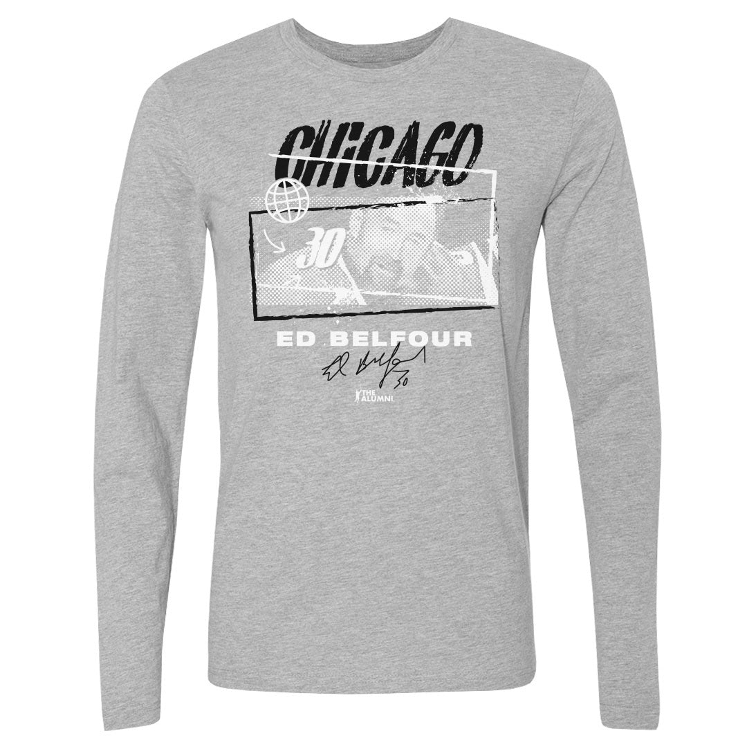 Ed Belfour Men&#39;s Long Sleeve T-Shirt | 500 LEVEL