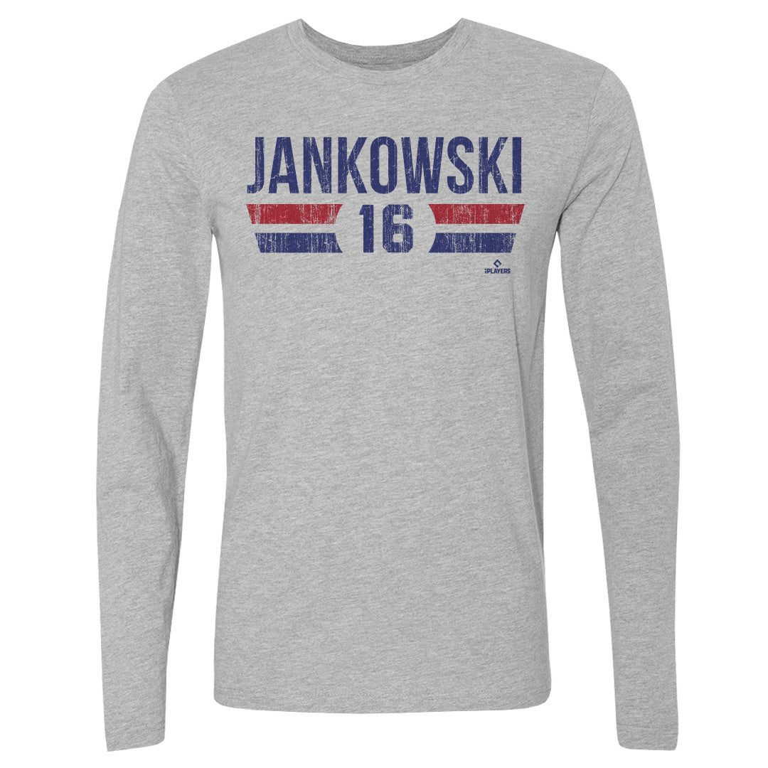 Travis Jankowski Men&#39;s Long Sleeve T-Shirt | 500 LEVEL