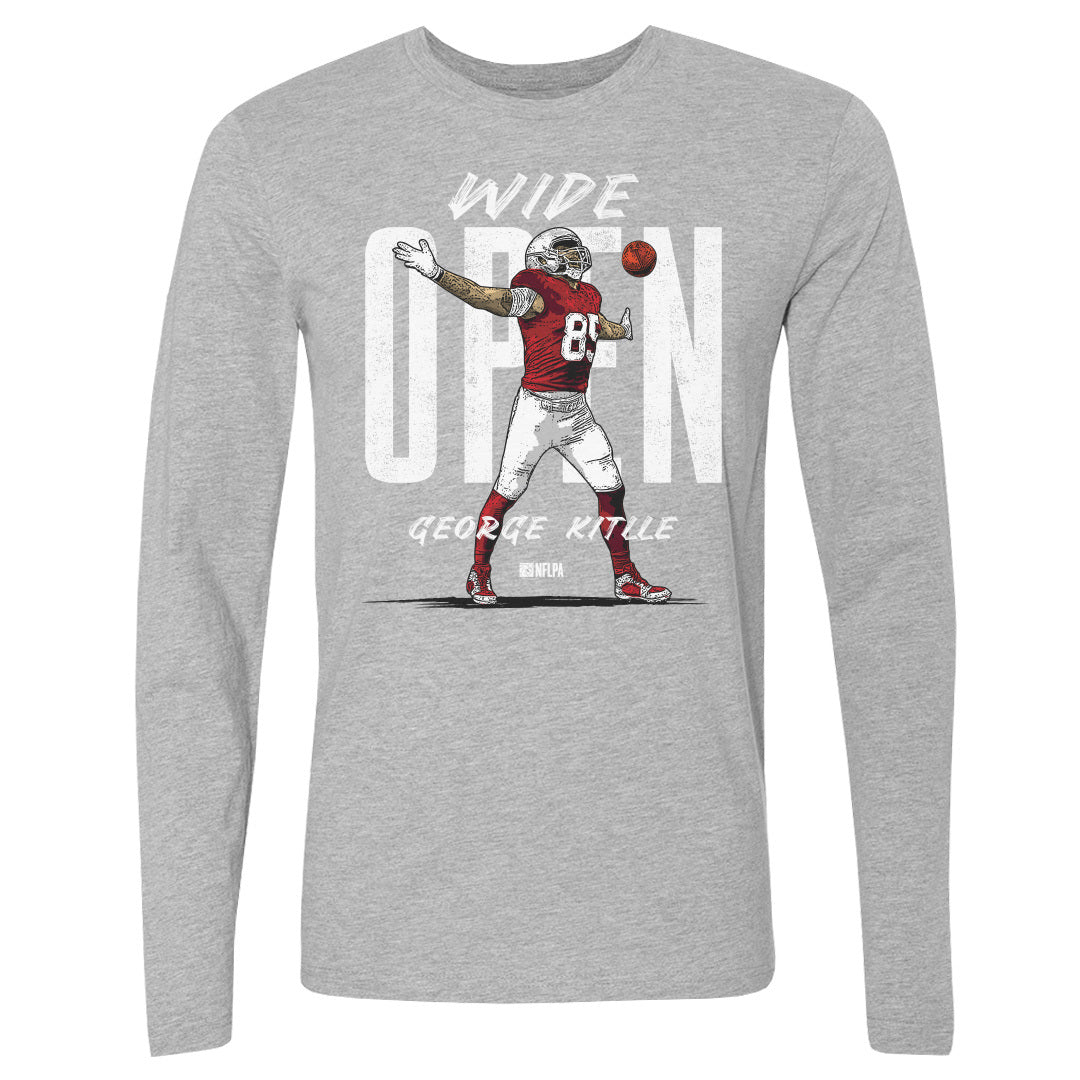 George Kittle Men&#39;s Long Sleeve T-Shirt | 500 LEVEL