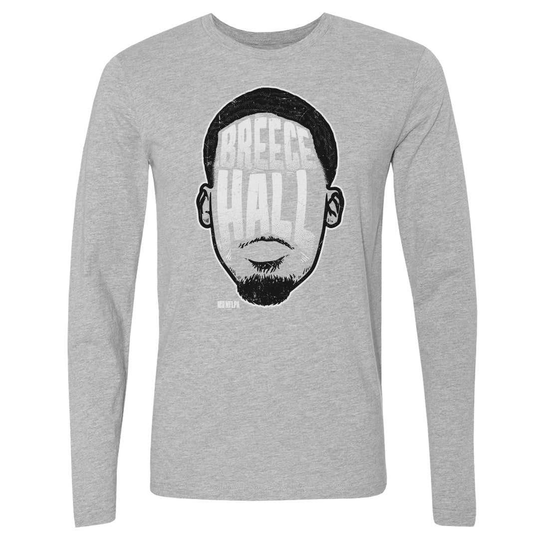 Breece Hall Men&#39;s Long Sleeve T-Shirt | 500 LEVEL