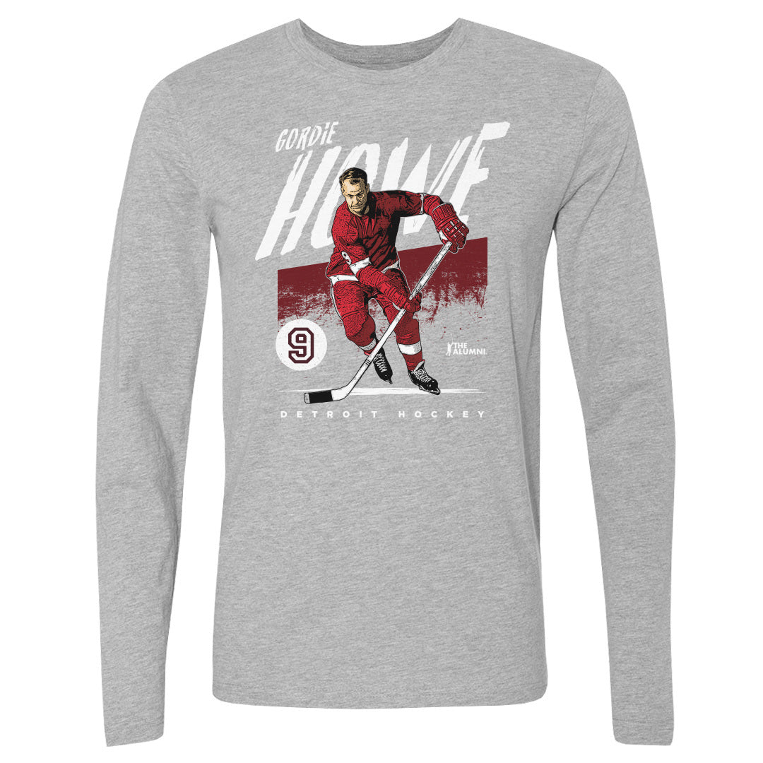 Gordie Howe Men&#39;s Long Sleeve T-Shirt | 500 LEVEL