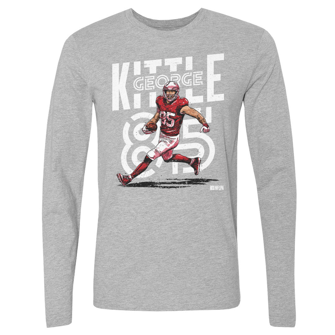 George Kittle Men&#39;s Long Sleeve T-Shirt | 500 LEVEL