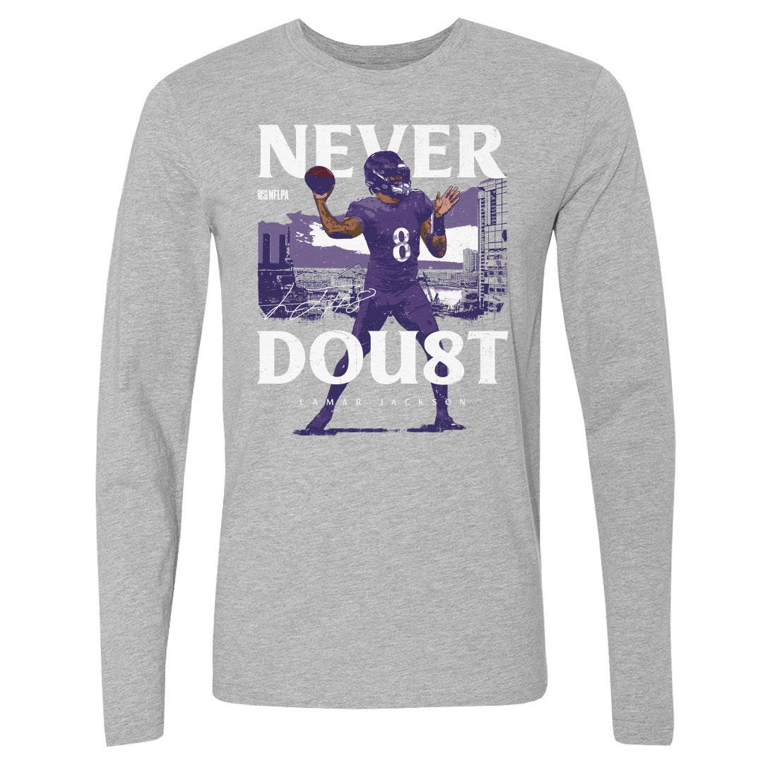 Lamar Jackson Men&#39;s Long Sleeve T-Shirt | 500 LEVEL