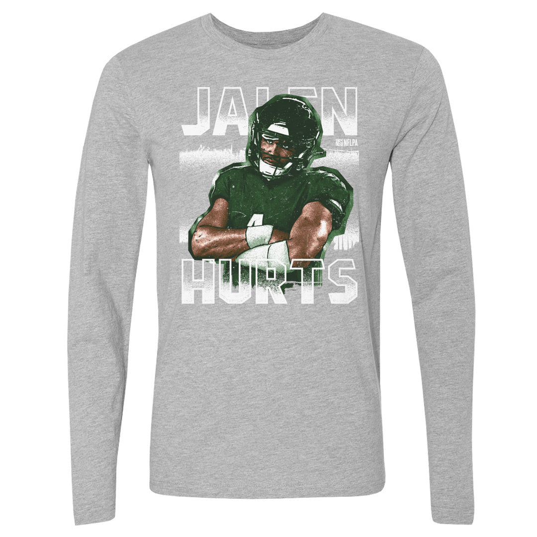 Jalen Hurts Men&#39;s Long Sleeve T-Shirt | 500 LEVEL