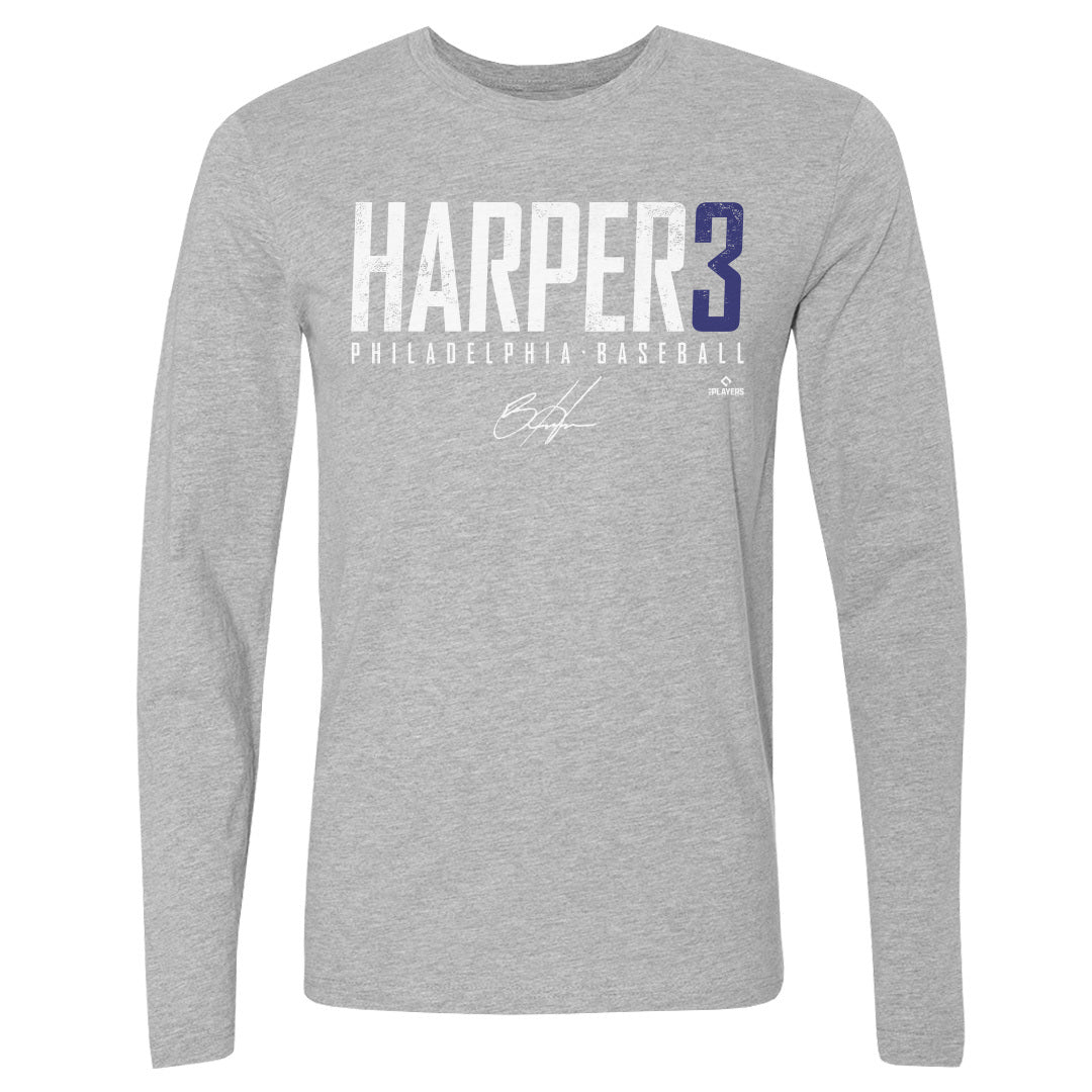 Bryce Harper Men&#39;s Long Sleeve T-Shirt | 500 LEVEL