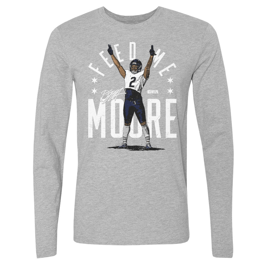 D.J. Moore Men&#39;s Long Sleeve T-Shirt | 500 LEVEL