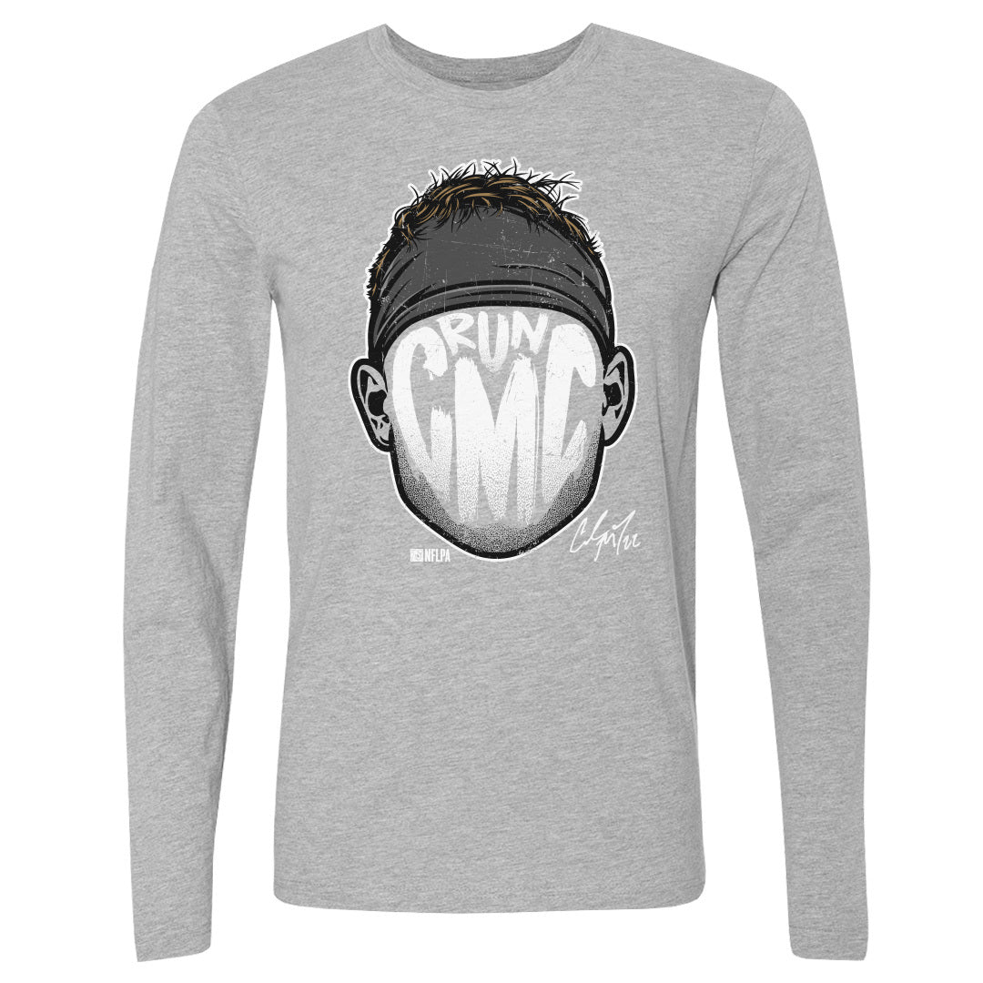 Christian McCaffrey Men&#39;s Long Sleeve T-Shirt | 500 LEVEL