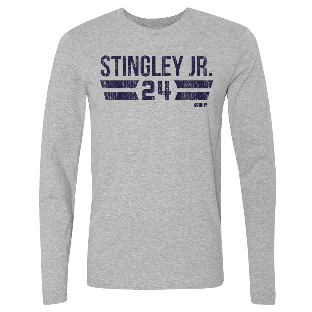 Derek Stingley Jr. Men&#39;s Long Sleeve T-Shirt | 500 LEVEL