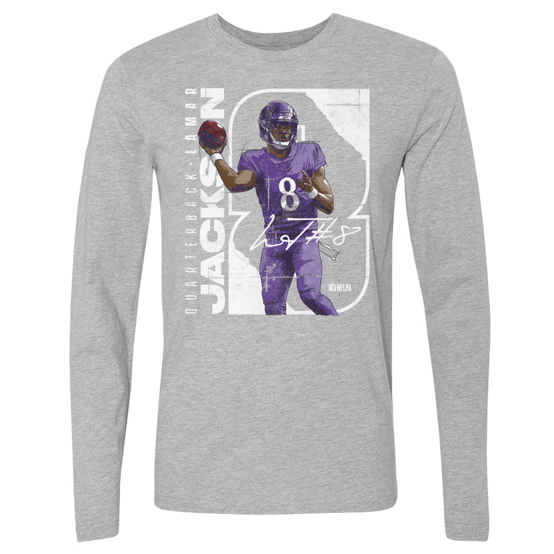 Lamar Jackson Men&#39;s Long Sleeve T-Shirt | 500 LEVEL