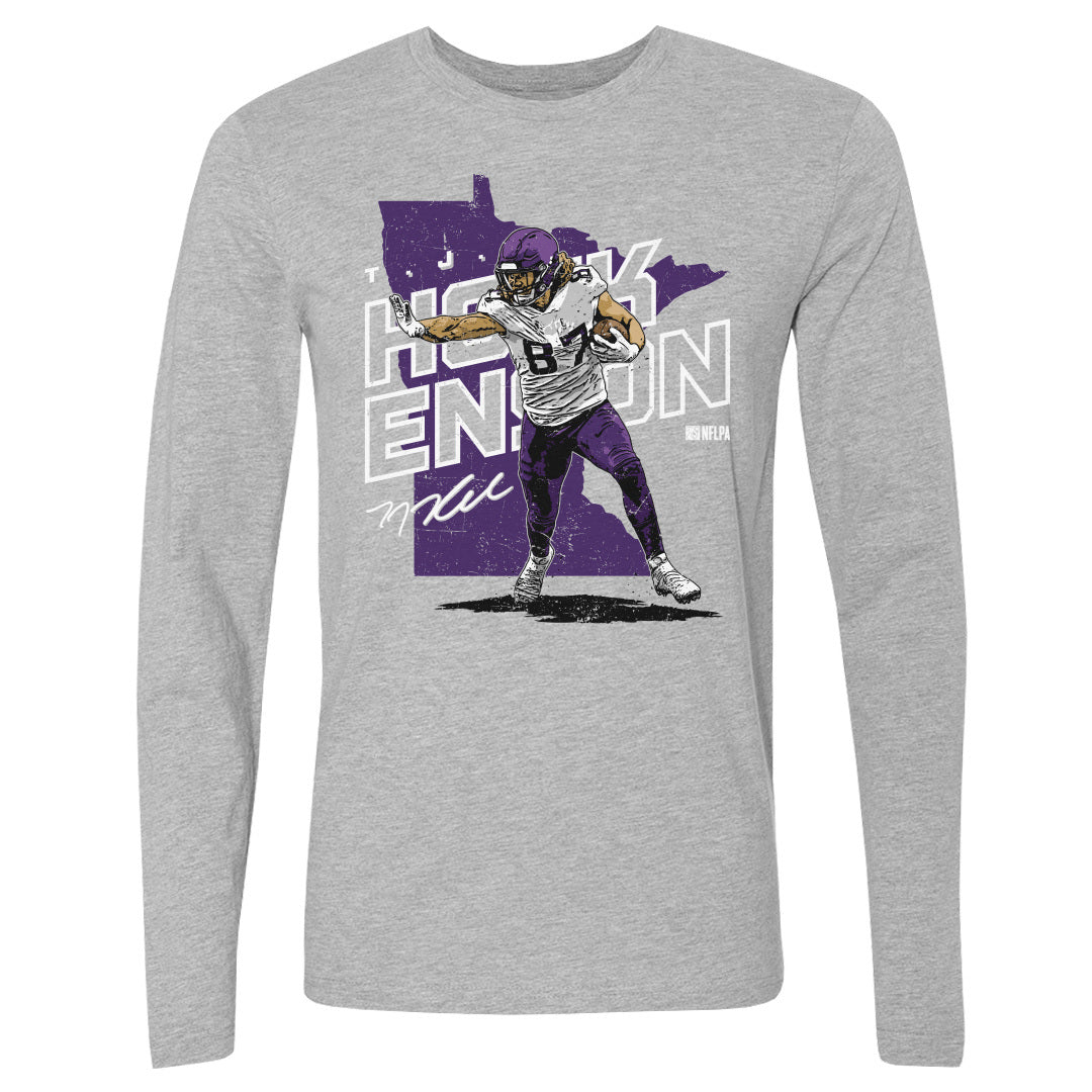 T.J. Hockenson Men&#39;s Long Sleeve T-Shirt | 500 LEVEL