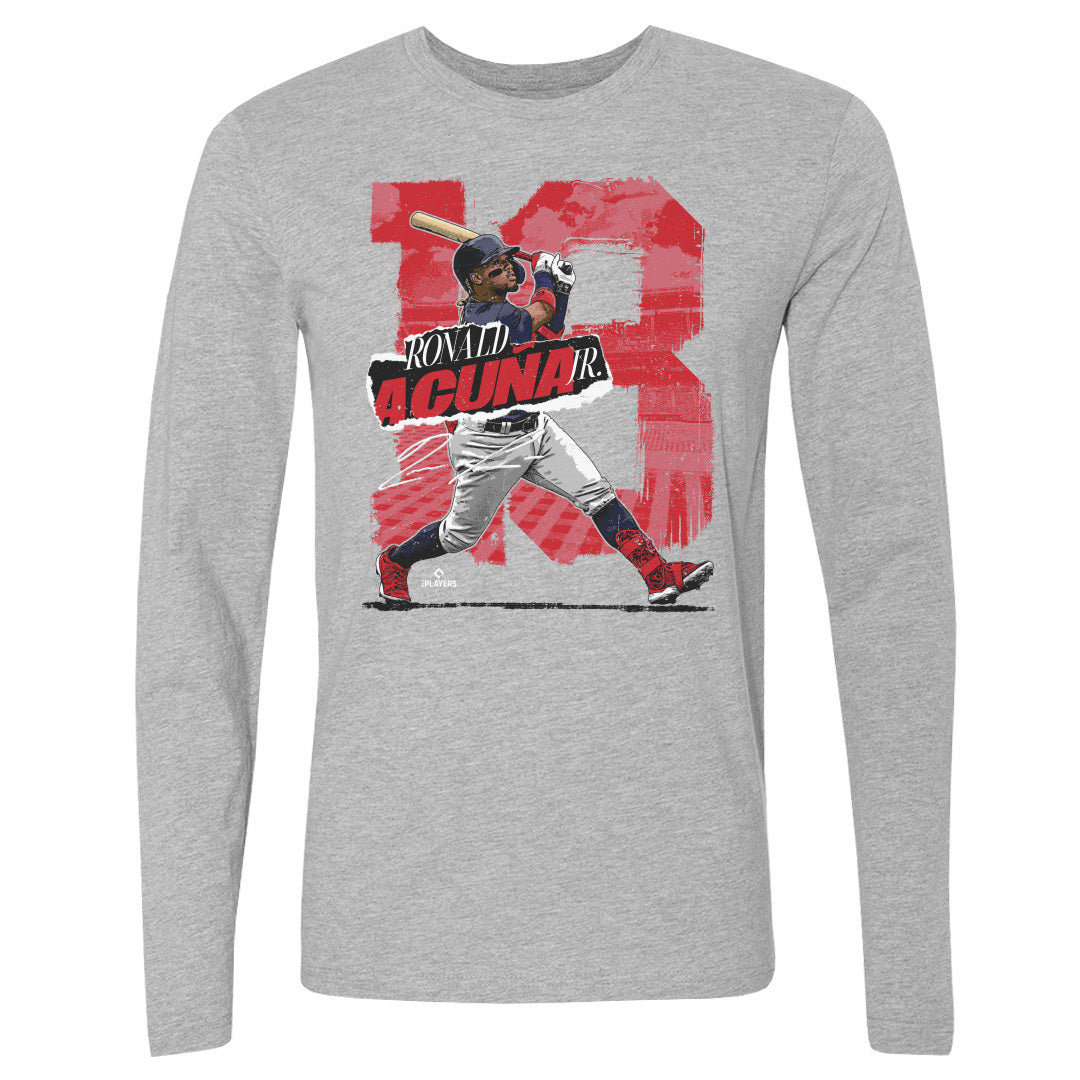 Ronald Acuna Jr. Men&#39;s Long Sleeve T-Shirt | 500 LEVEL