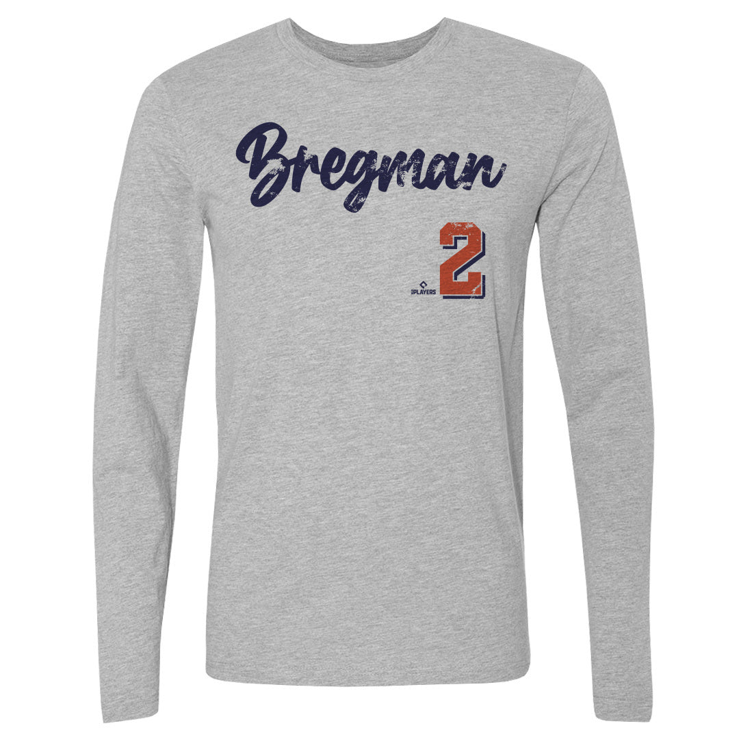 Alex Bregman Men&#39;s Long Sleeve T-Shirt | 500 LEVEL