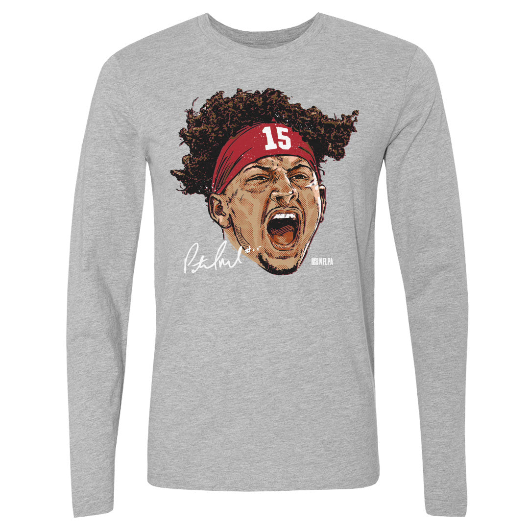 Patrick Mahomes Men&#39;s Long Sleeve T-Shirt | 500 LEVEL