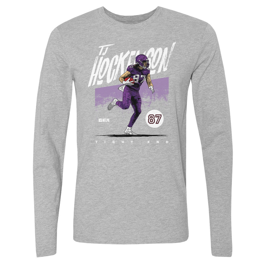 T.J. Hockenson Men&#39;s Long Sleeve T-Shirt | 500 LEVEL