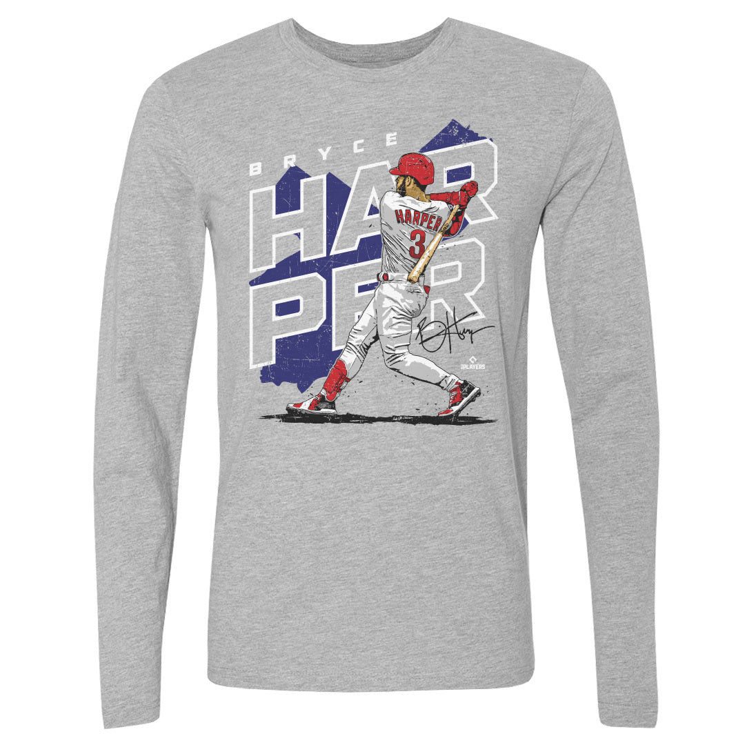 Bryce Harper Men&#39;s Long Sleeve T-Shirt | 500 LEVEL