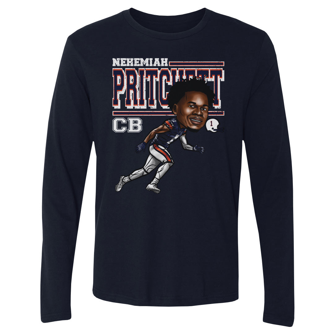 Nehemiah Pritchett Men&#39;s Long Sleeve T-Shirt | 500 LEVEL