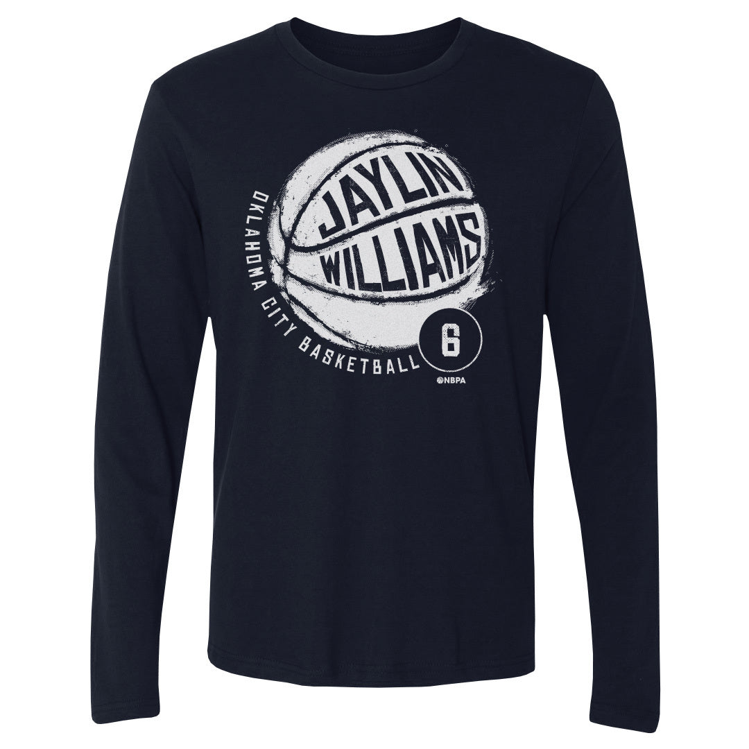 Jaylin Williams Men&#39;s Long Sleeve T-Shirt | 500 LEVEL