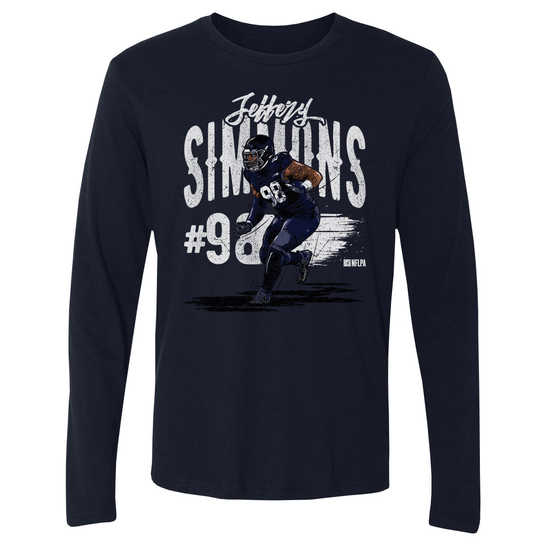 Jeffery Simmons Men&#39;s Long Sleeve T-Shirt | 500 LEVEL