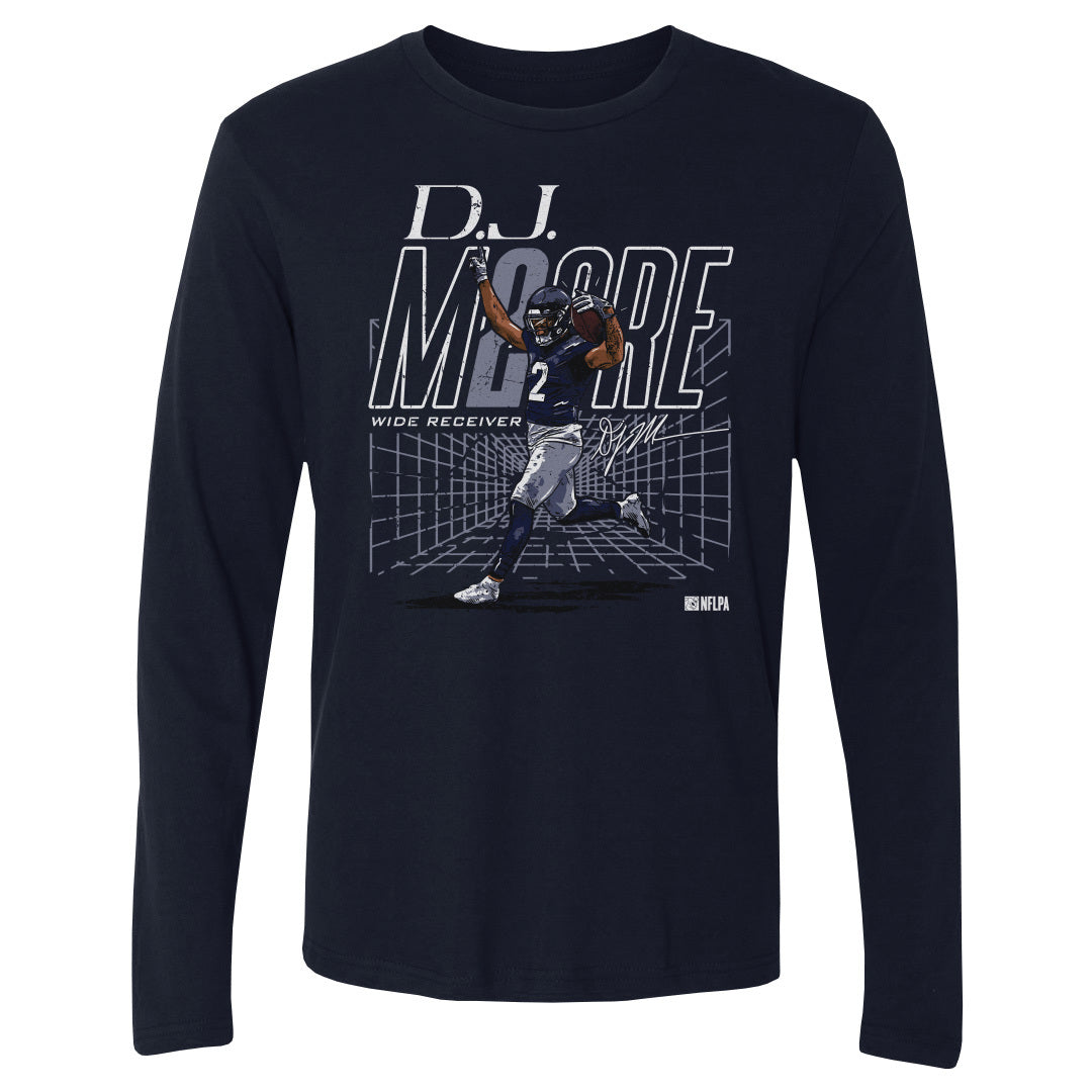 D.J. Moore Men&#39;s Long Sleeve T-Shirt | 500 LEVEL