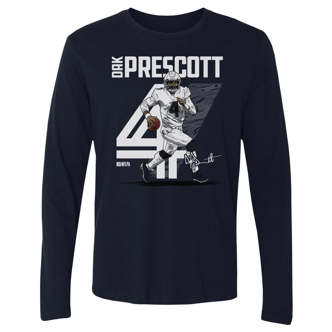 Dak Prescott Men&#39;s Long Sleeve T-Shirt | 500 LEVEL