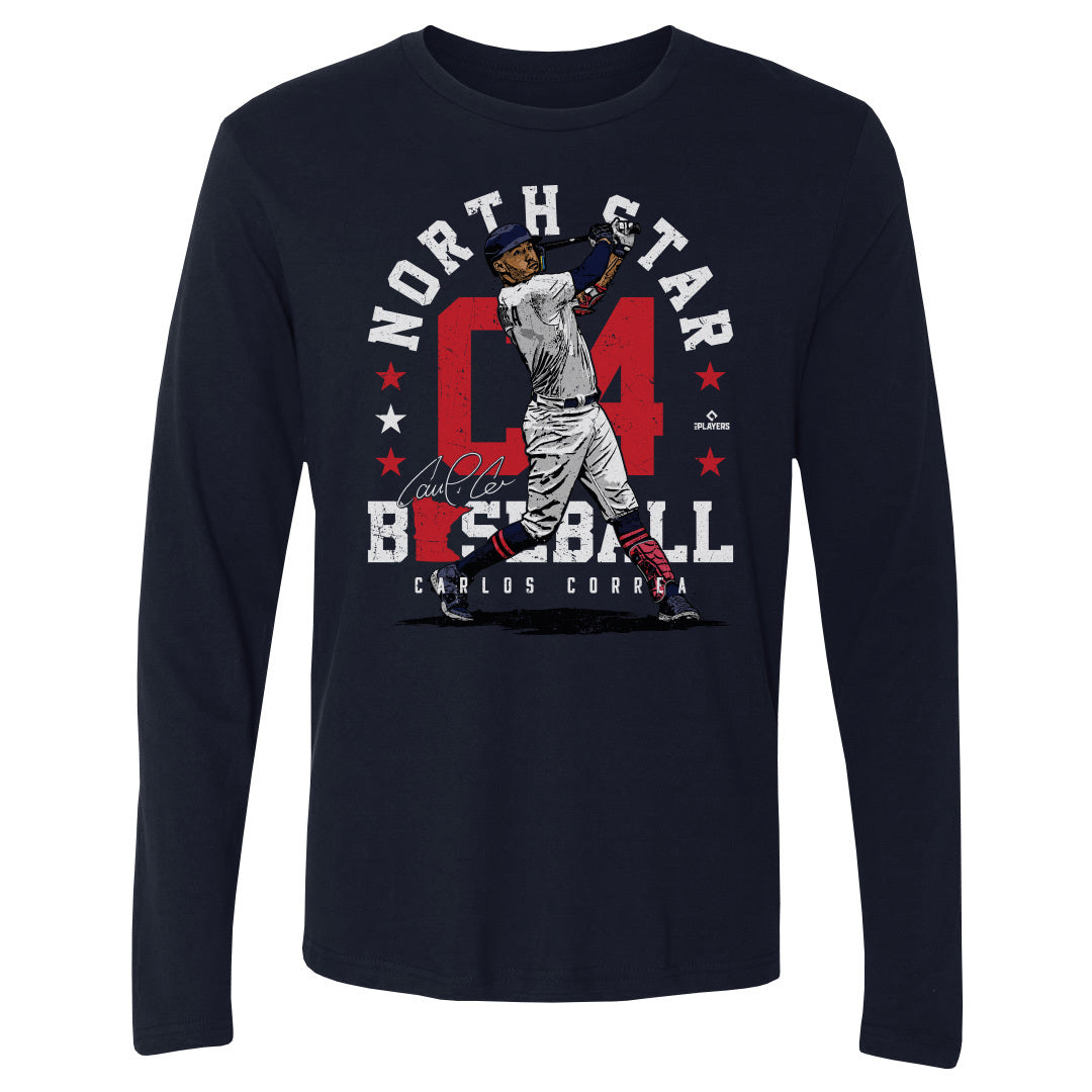 Carlos Correa Men&#39;s Long Sleeve T-Shirt | 500 LEVEL