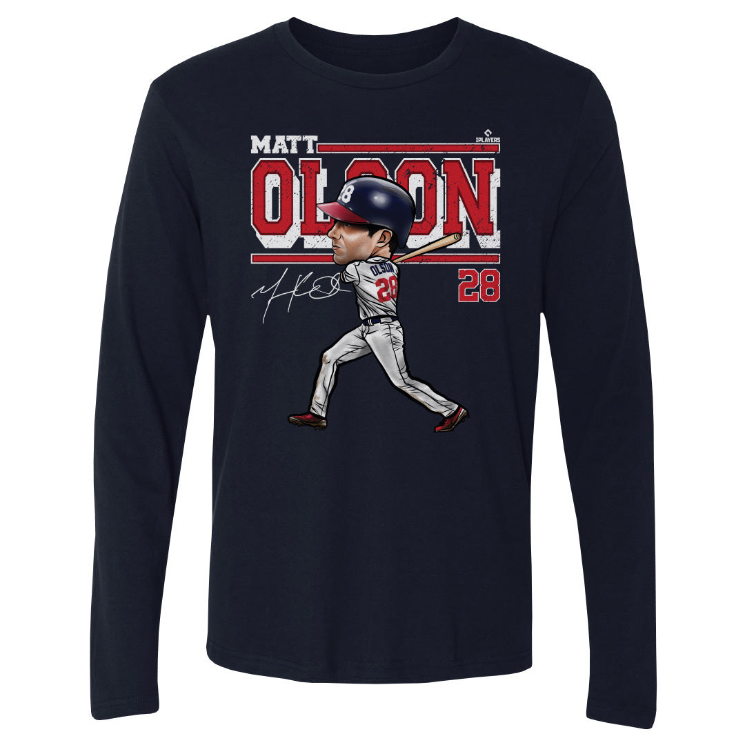 Matt Olson Men&#39;s Long Sleeve T-Shirt | 500 LEVEL