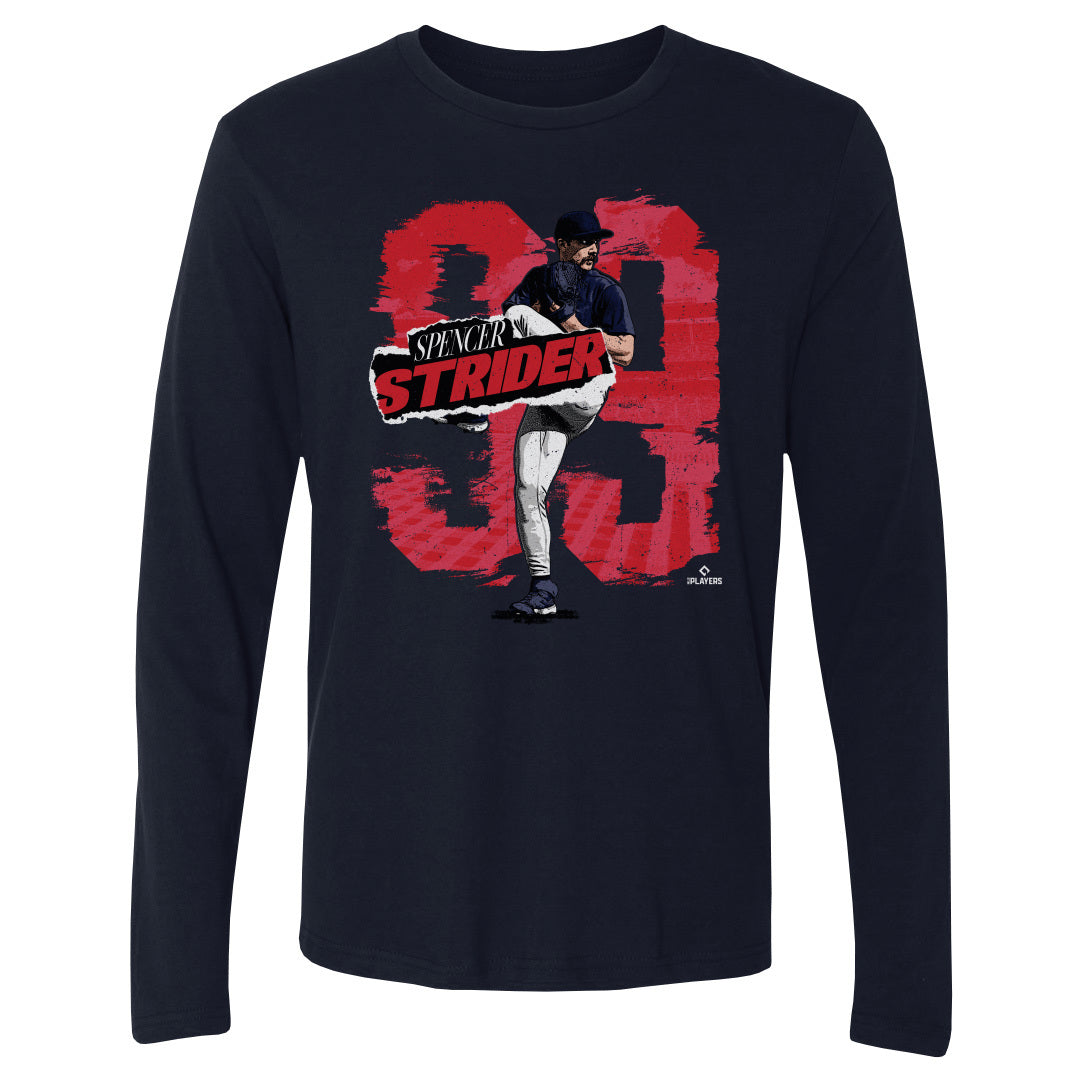 Spencer Strider Men&#39;s Long Sleeve T-Shirt | 500 LEVEL