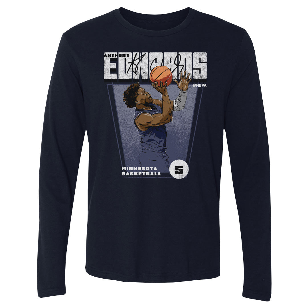 Anthony Edwards Men&#39;s Long Sleeve T-Shirt | 500 LEVEL