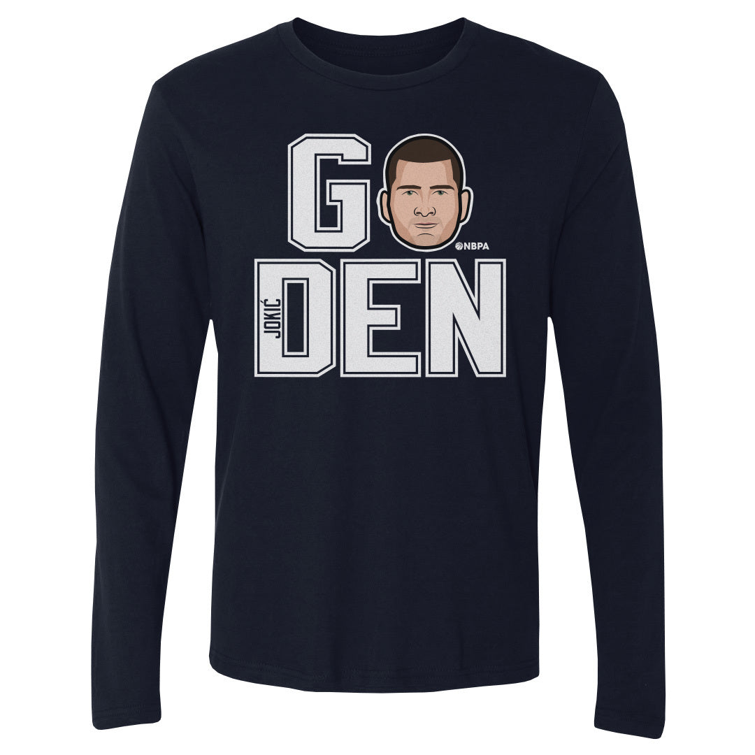 Nikola Jokic Men&#39;s Long Sleeve T-Shirt | 500 LEVEL