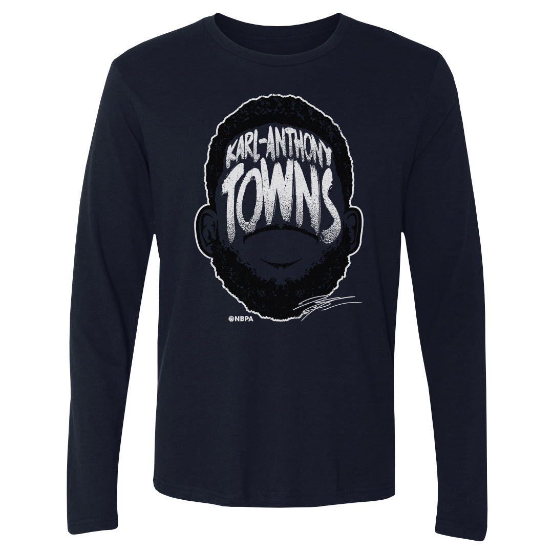 Karl-Anthony Towns Men&#39;s Long Sleeve T-Shirt | 500 LEVEL