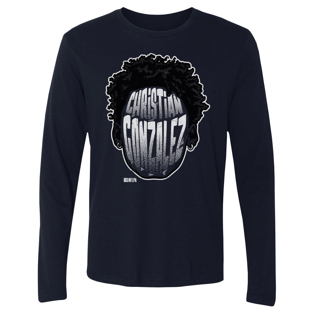 Christian Gonzalez Men&#39;s Long Sleeve T-Shirt | 500 LEVEL