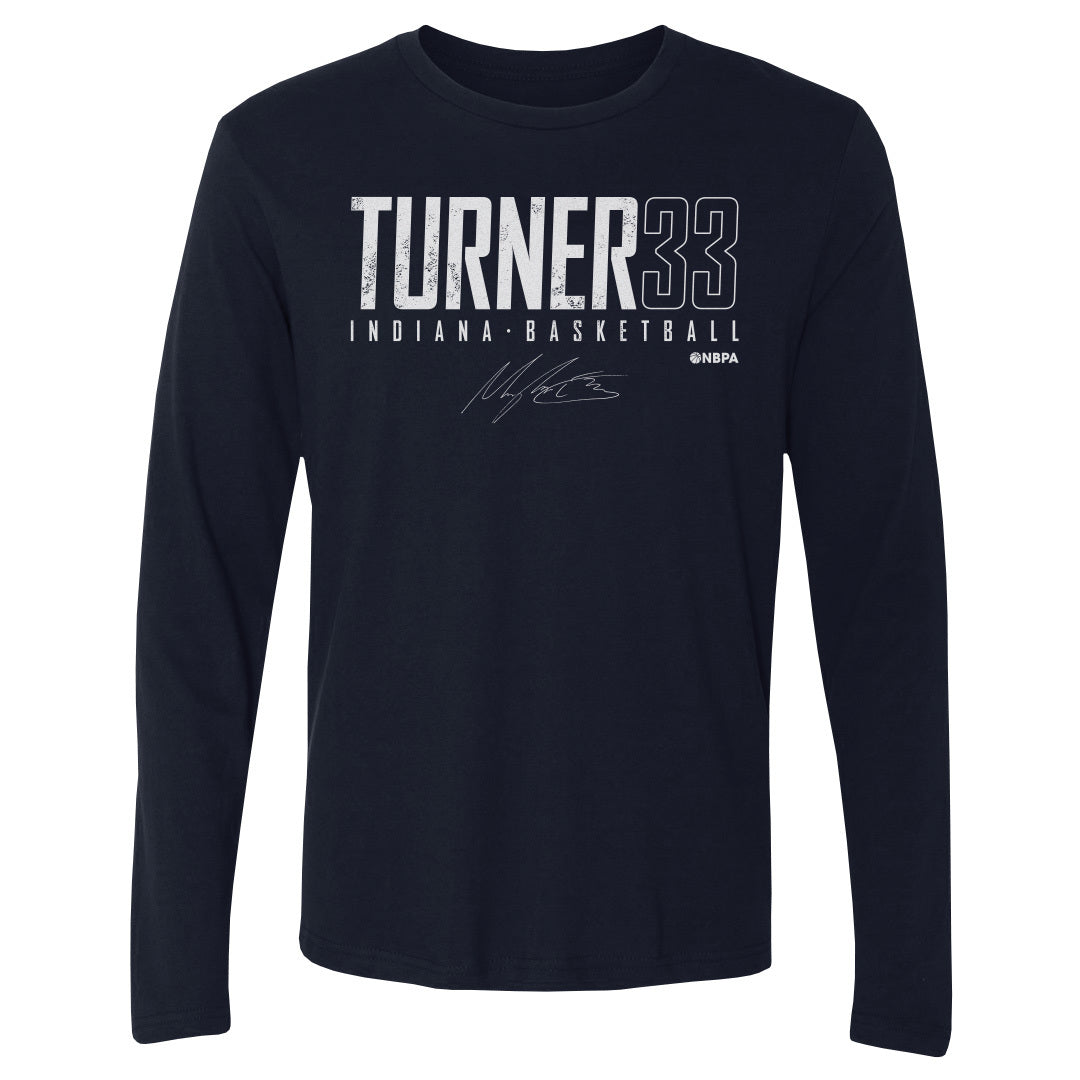 Myles Turner Men&#39;s Long Sleeve T-Shirt | 500 LEVEL